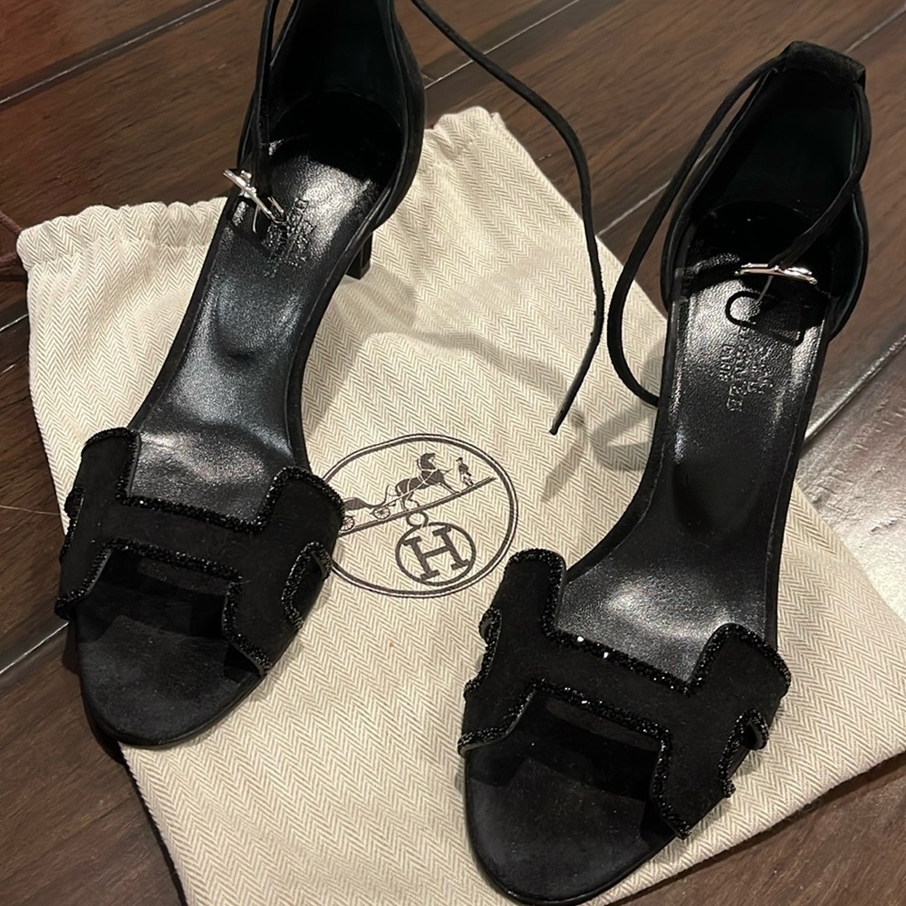 Hermes Authentic 100% Heden Sandals - size 37.5